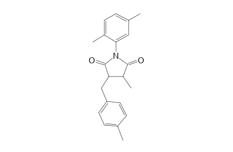 1-(2,5-Dimethylphenyl)-3-methyl-4-(4-methylbenzyl)pyrrolidine-2,5-dione