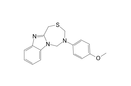 4-(4-Methoxyphenyl)-4,5-dihydro-1H,3H-benzo[4,5]imidazo[1,2-e][1,3,5]thiadiazepine