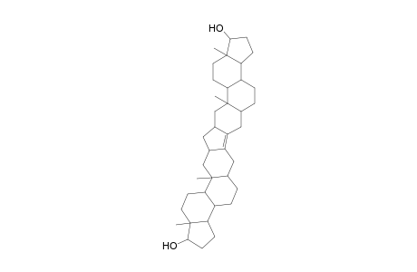 Cyclopenteno[5,1-b;3,2-b']di-(3-dehydroandrostan-17-ol)