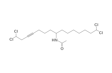 8-Acetamido-1,1,15,15-tetrachloropentadeca-3-yne