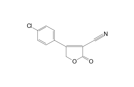 4-(p-CHLOROPHENYL)-2,5-DIHYDRO-2-OXO-3-FURONITRILE