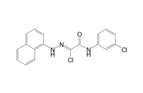 (1Z)-2-(3-chloroanilino)-2-keto-N-(1-naphthyl)acetohydrazonoyl chloride