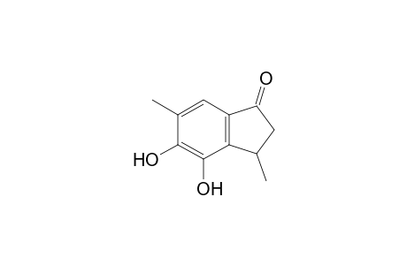 (+-)-2,3-Dihydro-4,5-dihydroxy-3,6-dimethyl-1H-inden-1-one