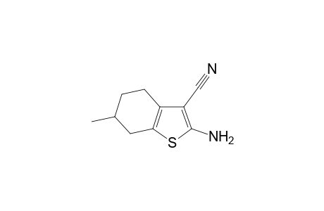 2-Amino-6-methyl-4,5,6,7-tetrahydro-1-benzothiophene-3-carbonitrile