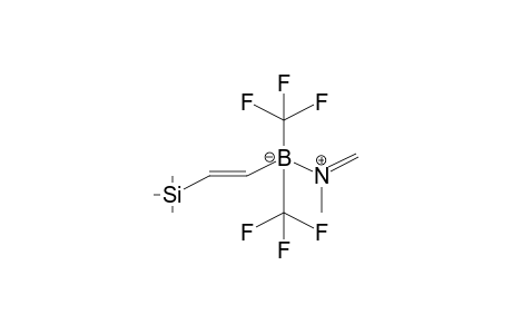 Ethene(E), 1-trimethylsilyl-2-[bis(trifluoromethyl)borane]@methylmethyleneimine