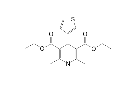 Diethyl 1,2,6-trimethyl-4-(3-thienyl)-1,4-dihydro-3,5-pyridinedicarboxylate