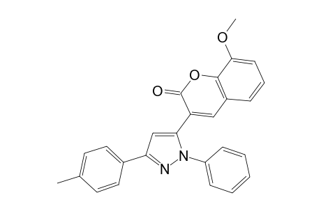 8-Methoxy-3-[3-(4-methylphenyl)-1-phenylpyrazol-5-yl]coumarin