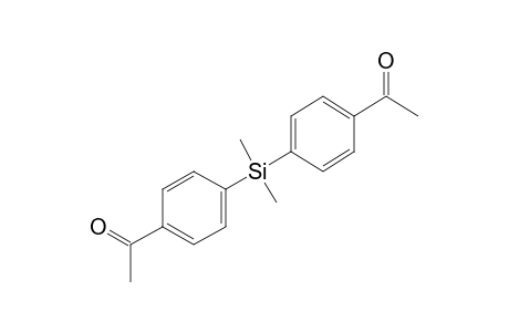 Dimethylsilylene-4,4'-bis(acetophenone)