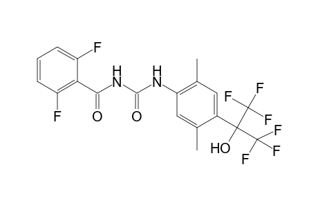 N-(2,6-Difluorobenzoyl)-N'-(2,5-dimethyl-4-[2-hydroxyhexafluoro-2-propyl]phenyl)urea