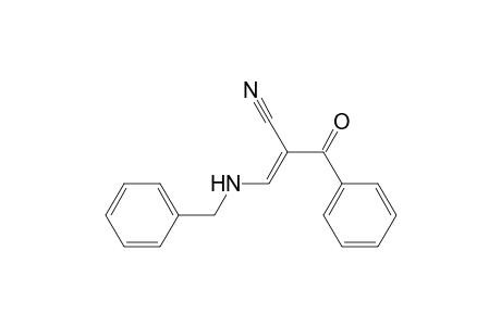 (E)-2-(phenylcarbonyl)-3-[(phenylmethyl)amino]prop-2-enenitrile