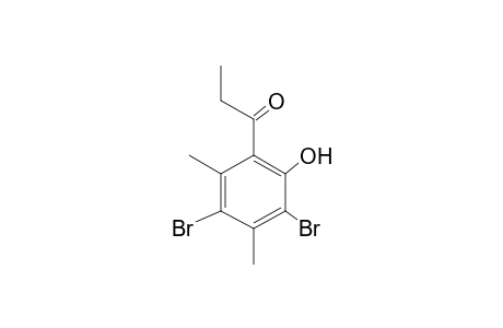 3',5'-Dibromo-2',4'-dimethyl-6'-hydroxypropiophenone