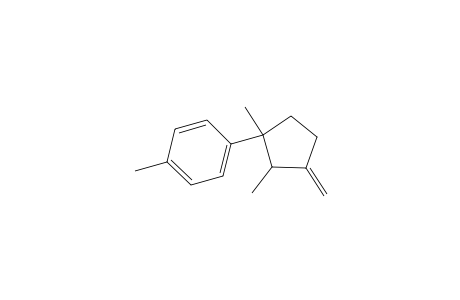 Benzene, 1-(1,2-dimethyl-3-methylenecyclopentyl)-4-methyl-, cis-