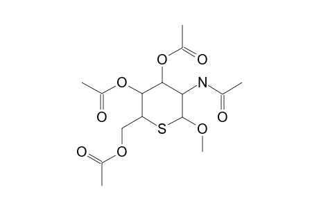 Methyl-2-acetamido-3,4,6-tri-O-acetyl-2-deoxy-5-thio.alpha.-D-glucopyranoside