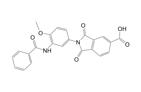 1H-isoindole-5-carboxylic acid, 2-[3-(benzoylamino)-4-methoxyphenyl]-2,3-dihydro-1,3-dioxo-