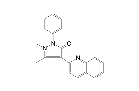 2,3-Dimethyl-5-oxo-1-phenyl-4-(2-quinolyl)-3-pyrazoline