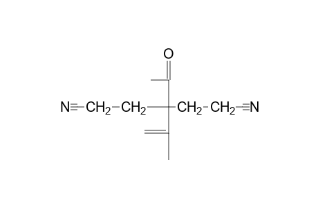 4-acetyl-4-isopropenylheptanedinitrile