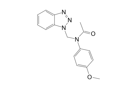 N-(1H-1,2,3-Benzotriazol-1-ylmethyl)-4-methoxyaniline, ac derivative