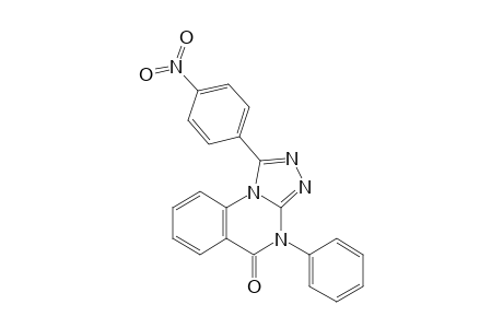 1-(4-Nitrophenyl)-4-phenyl-1,2,4-triazolo[4,3-a]quinazolin-5(4H)-one