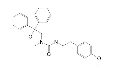 N-(2-Hydroxy-2,2-diphenylethyl)-N'-[2-(4-methoxyphenyl)ethyl]-N-methylurea