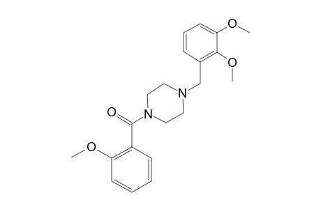 [4-(2,3-Dimethoxybenzyl)piperazin-1-yl]- (2-methoxyphenyl)methanone