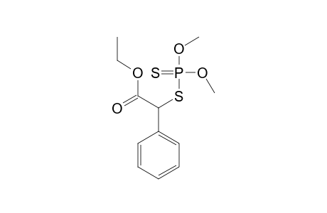 Benzeneacetic acid, .alpha.-[(dimethoxyphosphinothioyl)thio]-, ethyl ester