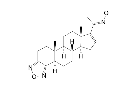 [1,2,5]-OXADIAZOLO-[3',4':3,4]-5-ALPHA-PREGN-16-EN-20-ONE-OXIME;HS998