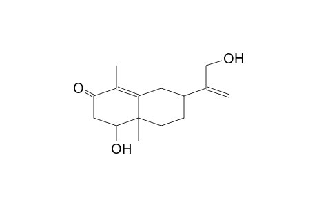 2(3H)-NAPHTHALENONE, 4,4A,5,6,7,8-HEXAHYDRO-4-HYDROXY-7-[1-(HYDROXYMET