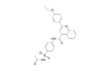 N-{4-[(acetylamino)sulfonyl]phenyl}-2-(4-ethoxyphenyl)-4-quinolinecarboxamide