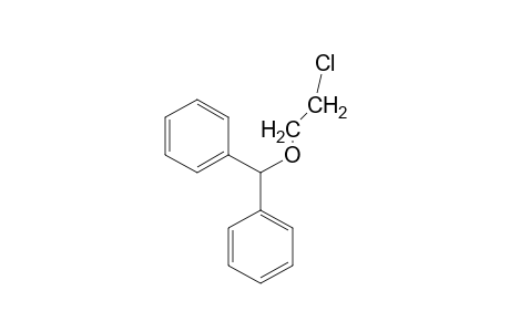 Ether, 2-chloroethyl diphenyl- methyl,