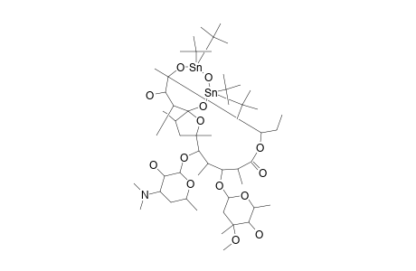 ERYSN-A;[9R,12S]-[TBU2SN]2-O-DERIVATE-OF-9-DEOXO-6-DEOXY-9S-HYDROXY-6,9-EPOXY-ERYTHROMYCIN-A