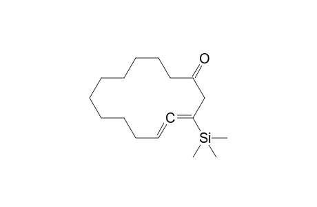 3-(Trimethylsilyl)cyclotetradeca-3,4-dien-1-one