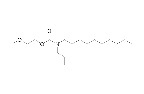 Carbonic acid, monoamide, N-propyl-N-decyl-, 2-methoxyethyl ester