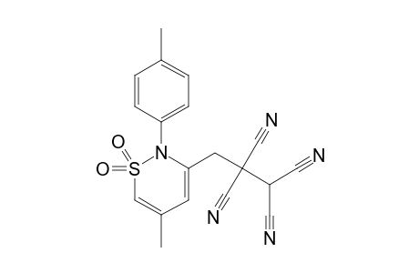 N-PARA-METHYLPHENYL-2-METHYL-4-(3,3,2,2-TETRACYANOPROP-1-YL)-BUTA-1,3-DIEN-1,4-SULTAMEN