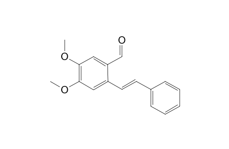 (E)-4,5-Dimethoxy-2-styrylbenzaldehyde
