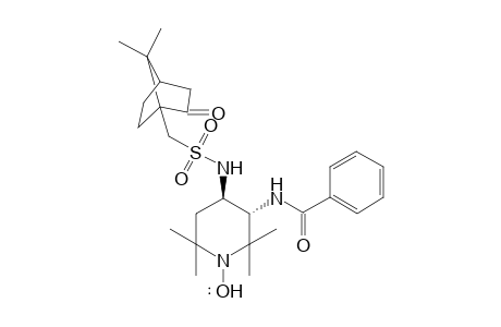 4-[( Camphorsulfonyl)amino]-3-(benzoylamino)-2,2,6,6-tetramethyliperidine - 1-Oxide