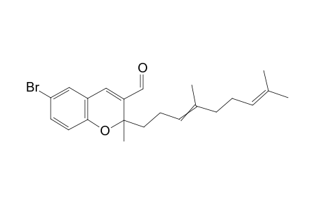 6-Bromo-2-(4,8-dimethylnona-3,7-dienyl)-2-methyl-2H-chromene-3-carbaldehyde