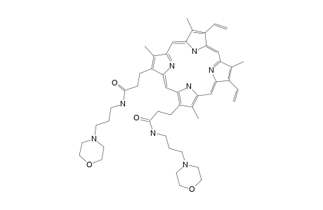 7,12-DIETHENYL-N,N'-BIS-(3-MORPHOLINYLPROPYL)-3,8,13,17-TETRAMETHYL-21H,23H-PORPHYRIN-2,18-DIPROPANAMIDE