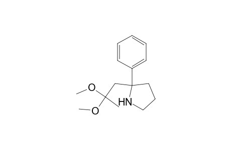 2-(2,2-dimethoxypropyl)-2-phenyl-pyrrolidine