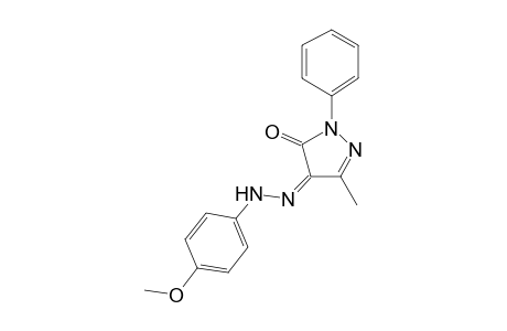 1-Phenyl-3-methyl-4-(4-methoxyphenylhydrazono)-5-pyrazolone