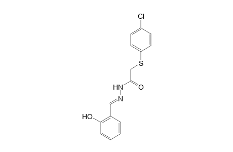 2-[(4-Chlorophenyl)sulfanyl]-N'-[(E)-(2-hydroxyphenyl)methylidene]acetohydrazide