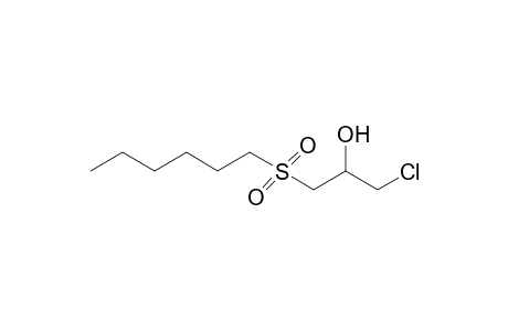 1-Chloro-3-(hexylsulfonyl)-2-propanol