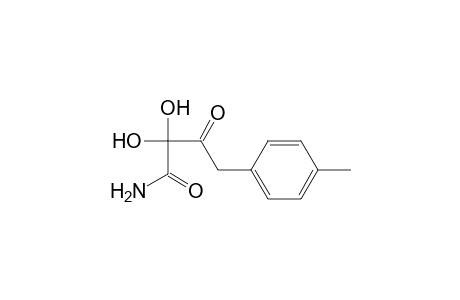 4-(p-tolyl)-2,2-dihydroxy-3-oxobutyramide