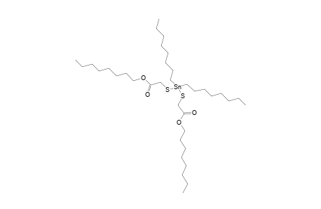 2-[[[(2-keto-2-octoxy-ethyl)thio]-dioctyl-stannyl]thio]acetic acid octyl ester