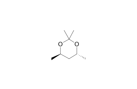 1,3-Dioxane, 2,2,4,6-tetramethyl-, trans-