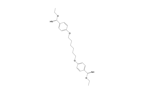 4,4'-(hexamethylenedioxy)dibenzimidic acid, diethyl ester