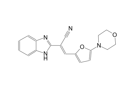 (2E)-2-(1H-benzimidazol-2-yl)-3-[5-(4-morpholinyl)-2-furyl]-2-propenenitrile