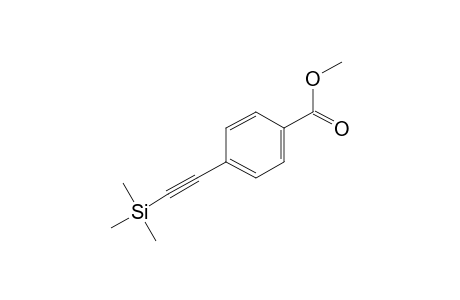 p-[(trimethylsilyl)ethynyl]benzoic acid, methyl ester