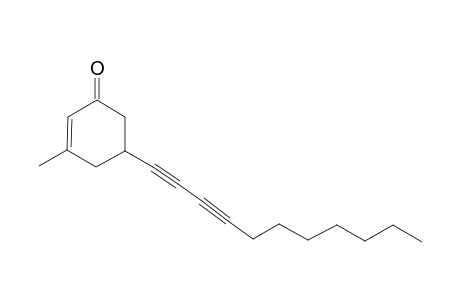 Montiporyne-F;5-(1',3'-undecadiynyl)-3-methyl-2-cyclohexene-1-one