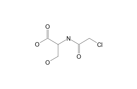 DL-N-(2-chloroacetyl)serine