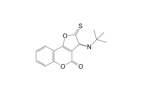 3-(tert-Butylimino)-2-thioxo-4H-furo[3,2-c]chromen-4(2H)-one